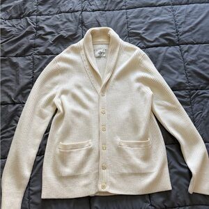 Reigning Champ MERINO RIB VINNIE SHAWL CARDIGAN- worn 1x